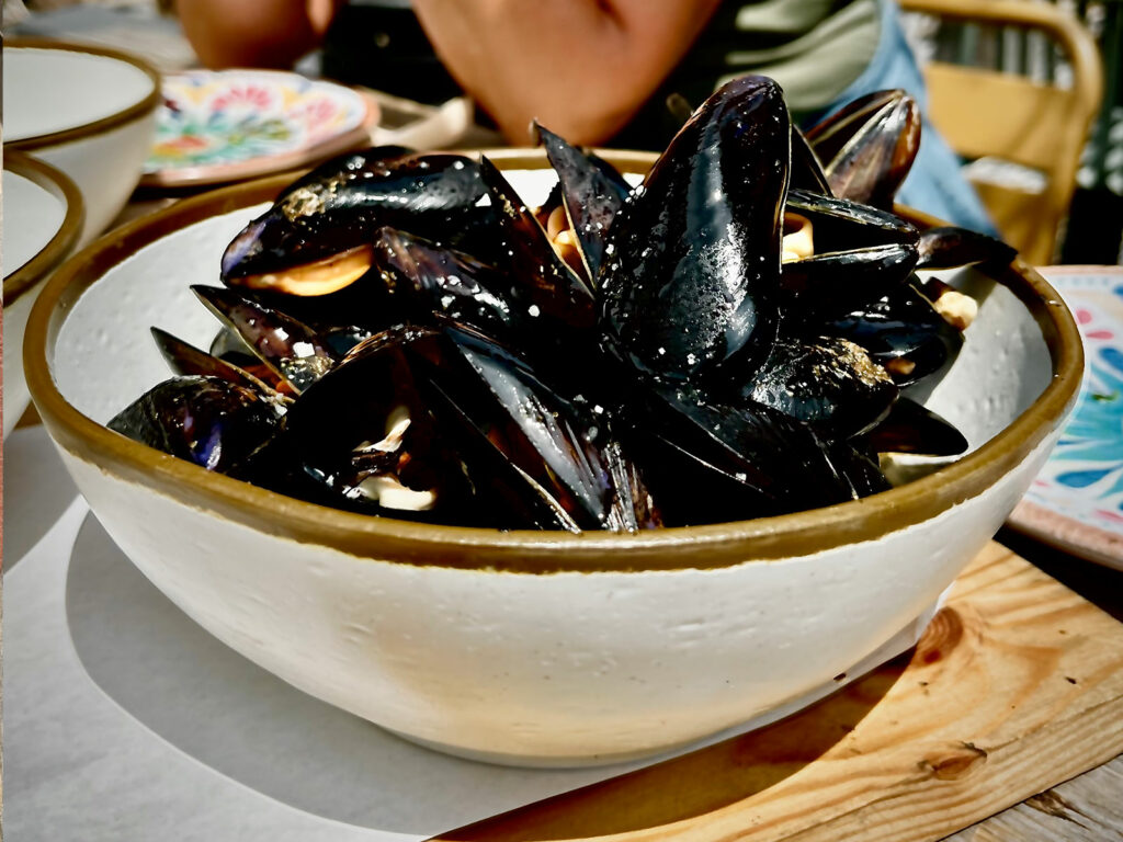 Mejillones a la brasa